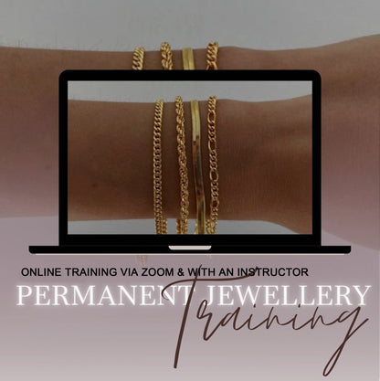 Permanent Jewellery Training Online Via Zoom and with an Instructor