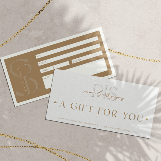 Permanent Jewellery Sydney Gift Card